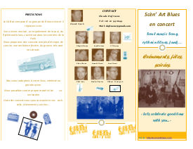 Plaquettre SAB En Concert